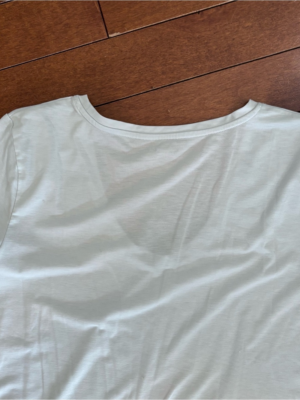 Athleta Women's Scoop Neck Tee in Pale Blue - Picture 9 of 9